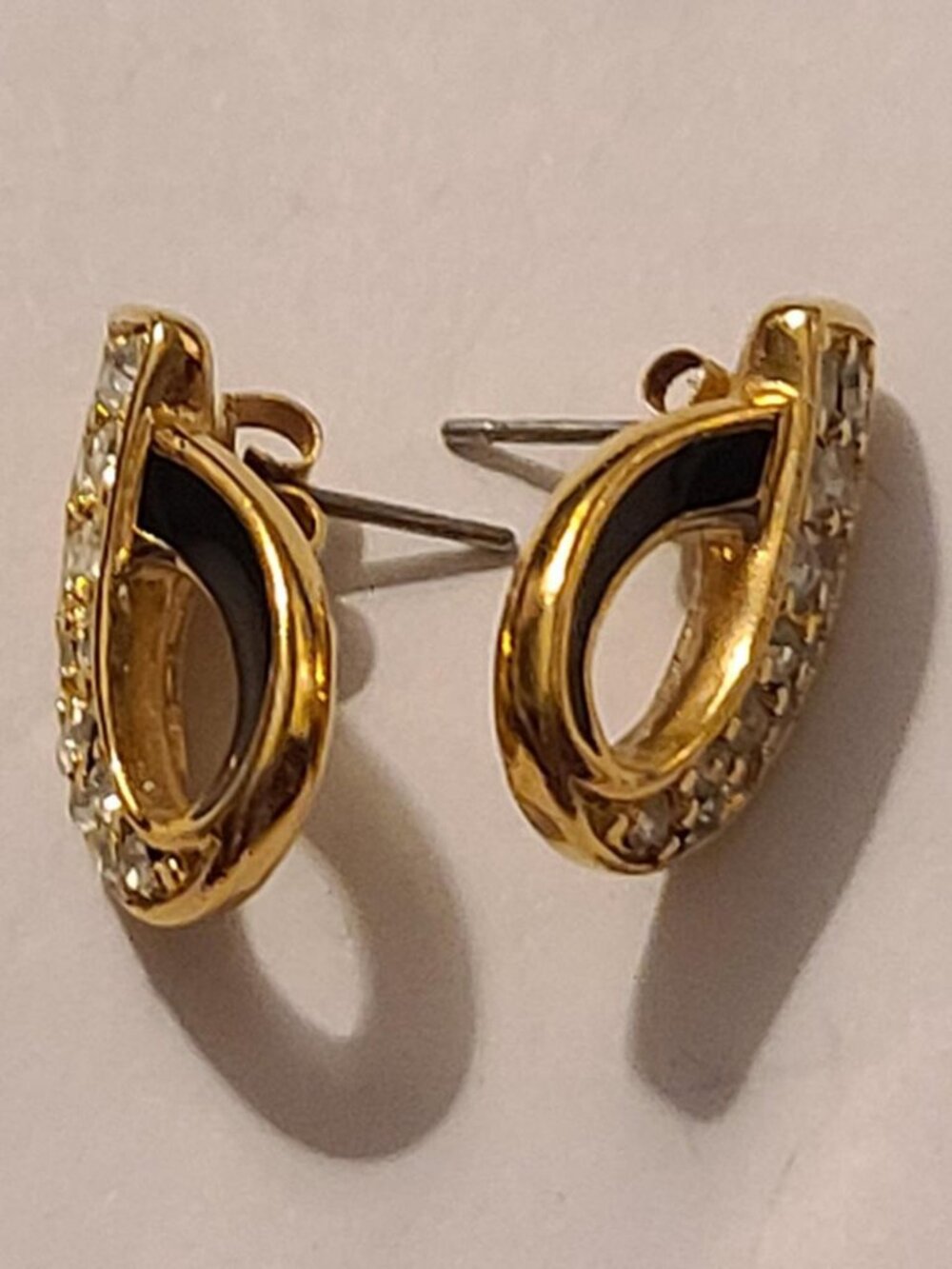 Goldtone And Rhinestone - Picture 2 of 3